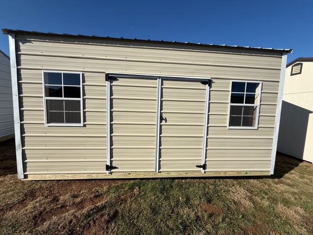 (Available Now!) 10X16 Yoder Metal Side Utility Shed #2156