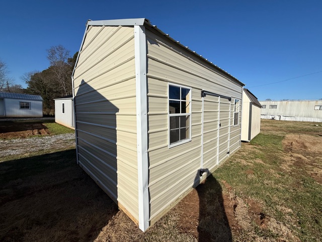 (Available Now!) 10X16 Yoder Metal Side Utility Shed #2156 - Image 3