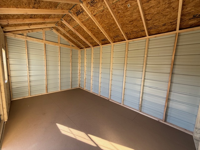 (Available Now!) 10X16 Yoder Metal Side Utility Shed #2156 - Image 5