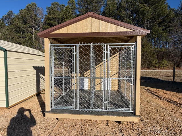 (Available Now!) 8x14 Double Run Dog Kennel #2197 - Image 3