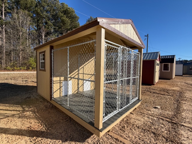 (Available Now!) 8x14 Double Run Dog Kennel #2197 - Image 2